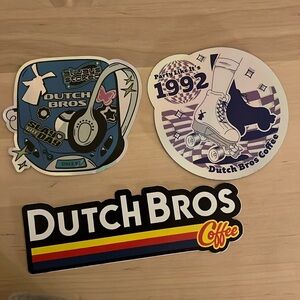 Dutch Bros stickers
